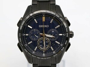 【 セイコー SEIKO 】 SAGA305 山縣亮太スペシャル限定 ブライツ ソーラー 電波時計 チタン デイト メンズ 新着 02276-0