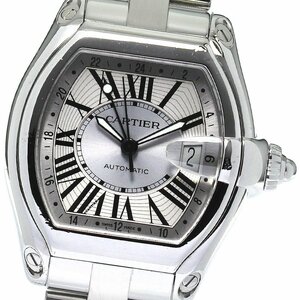 カルティエ CARTIER W62032X6 ロードスター デイト GMT 自動巻き メンズ _805628