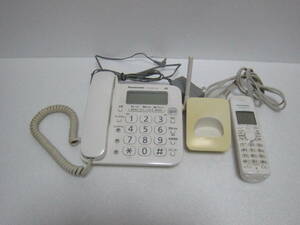 Panasonic パナソニック デジタルコードレス電話機 親機 子機 ホワイト VE-GD21-W KX-FKD401-W