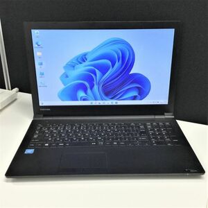 @Y1627 訳あり品 最新Win11Pro搭載 TOSHIBA dynabook B65/Celeron 3215U/4G/HDD500G/15.6型/HDMI/DVD-RW/テンキー/無線