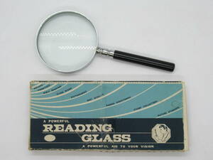 昭和レトロ　虫眼鏡　READING　GLASS