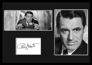 10種類!Cary Grant/ケーリー・グラント/サインプリント&証明書付きフレーム/BW/モノクロ/ディスプレイ (5-3W)