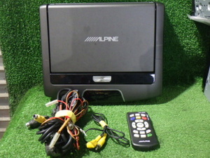 N223-22　アルパイン　TMX-R3000B　10.2インチフリップダウンモニター　リモコンセット　手渡し不可商品