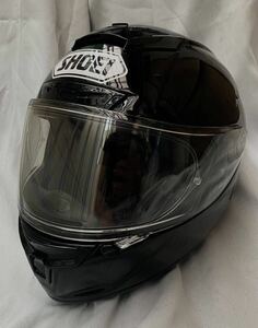 SHOEI X14 転倒なし フォトミックシールド 付き ショウエイ x14 Fourteen ヘルメット サイズ S ブラック 艶あり 生産終了 