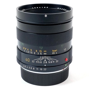 ライカ LEICA MACRO-ELMARIT-R 60mm F2.8 3CAM 一眼カメラ用レンズ（マニュアルフォーカス） 【中古】