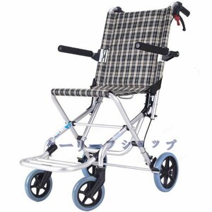 【ケーリーフショップ】折り畳み 老人 高齢者 障害者軽量アルミニウム合金製 機内持ち込み 車いす 車イス 介助型車椅子 組み立て不要