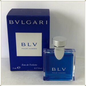 ○ 未使用 ブルガリ 香水 ブルー プールオム オードトワレ 5ml BVLGARI BLV