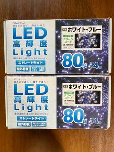 LED 高輝度 Light ライト 2箱セット イルミネーション 屋外OK