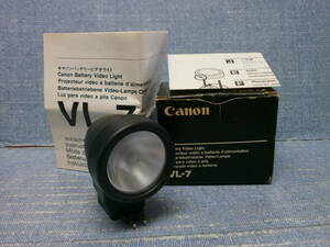 必見です Canon キヤノン バッテリービデオライト VL-7 美品 現状品
