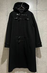 semoh wool/cashmere melton duffle coat balck 定価¥108,000ダッフルコート カシミヤ