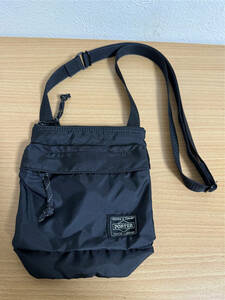 定価16500円●新品同様●吉田カバン PORTER ポーター FORCE SHOULDER POUCH フォース ショルダーバッグ 黒 品番 855-05461