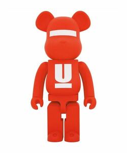 新品 未開封 BE@RBRICK ベアブリック × UNDER COVER アンダーカバー 1000％ ロゴ レッド logo red