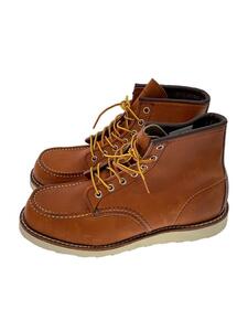 RED WING◆レースアップブーツ・6インチモックトゥ/US8.5/BRW