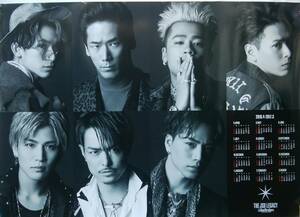 三代目 J Soul Brothers THE JSB LEGACY B2ポスター（約 縦515横728㎜）岩田剛典 登坂広臣 今市隆二 小林直己