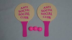 ANTI SOCIAL SOCIAL CLUB　アンチソーシャルソーシャルクラブ　ラケット　卓球ボール　新品