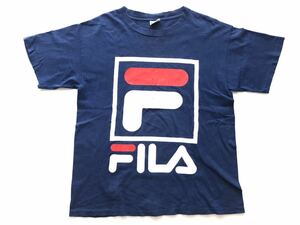 USA製 90s フィラ ビッグロゴ デカロゴ ビッグシルエット Tシャツ　　アメリカ製 FILA 90年代 オールド ヴィンテージ ビンテージ 柳5724