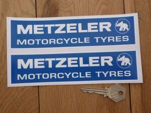 送料無料 Metzeler Motorcycle メッツラー ステッカー 180mm