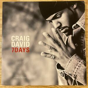 クレイグデイヴィッド/ CRAIG DAVID/ 7 DAYS /レコード/中古/CLUB/DJ/Ｒ＆Ｂ