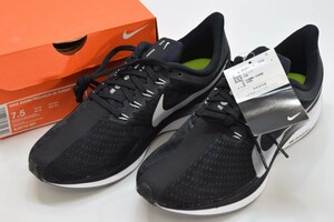 未使用 NIKE ナイキ ZOOM PEGASUS 35 TURBO ペガサス ターボ 25.5cm AJ4114 001 ランニング シューズ ブラック スニーカー 靴 RL-167M/000