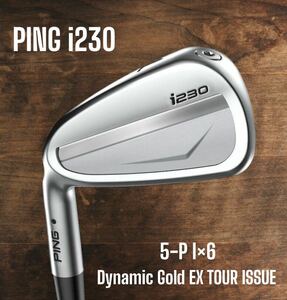 PING ピン i230 アイアン 5-P 6本セット Dynamic Gold EX TOUR ISSUE 左打ち レフティ