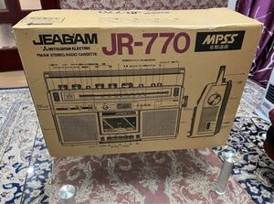 三菱電機　JEAGAM ジーガムJR-770 ステレオラジオカセット　100V ラジカセ　昭和レトロ　日本製　レア　当時物　中古動作品現状売り切り