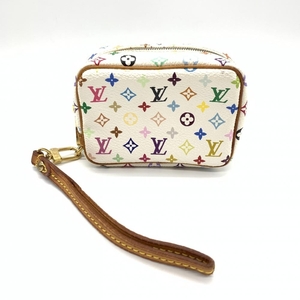 LOUIS VUITTON ルイヴィトン M58033 トゥルース ワピティ マルチカラー ブロン 白 ホワイト ミニポーチ アクセサリー 小物入れ 管理RT26422