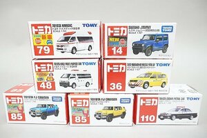TOMICA トミカ スズキ ジムニー / トヨタ FJクルーザー初回特別カラー / トヨタ クラウン パトロールカー など7点セット