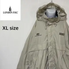 LONDON FOG ロンドンフォグ　ナイロンジャケット　パーカー　ジップ　XL