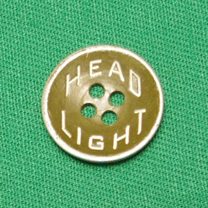 【メール便可】HEAD LIGHT　ヘッドライト　ヴィンテージ　チェンジボタン　カバーオール　アンティーク　ワークボタン　ビンテージ　/bo82