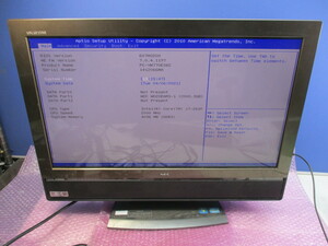 AL : NEC VW770/E■Corei7 2630QM-2.0GHz/4GB /2000GB モニタ一体型
