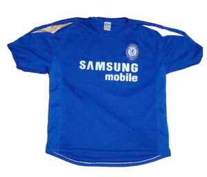chelsea 100 周年 Crespo 9 Samsung Mobile シャツ D&D Sports サッカー チェルシー サムソン サッカーシャツ