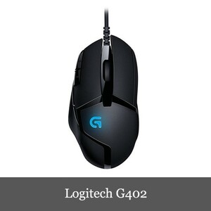 Logitech G402 Mouse ロジテック ゲーミング ブラック USB 有線 FPS RGB マウス 1年保証輸入品