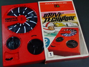再値下 エポック ブックゲームシリーズ ドラテック DRIVE TECHNIQUE 1 レース 日本製　箱付