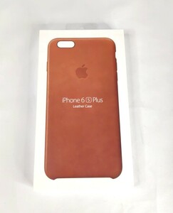 送料無料◆ Apple アップル 純正 iPhone 6 Plus / 6S Plus レザーケース カバー ブラウン MKXC2FE/A