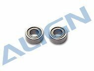 ☆T-REXパーツ ☆ 【H60063】 ベアリング (MR105ZZ)☆Bearing MR105ZZ x 2(Φ5xΦ10x4mm)☆T-REX 470-550-600 (O-1)☆