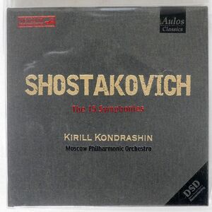 紙ジャケ DMITRI SHOSTAKOVICH, MOSCOW PHILHARMONIC ORCHESTRA, KIRIL KONDRASHIN/THE 15 SYMPHONIES/AULOS MEDIA AMC2-043-1-10 CD