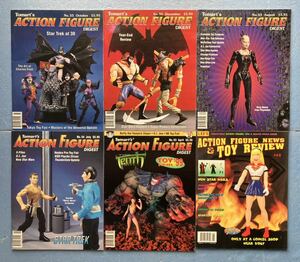 Tomart’s ACTION FIGURE DIGEST アクション フィギュア ダイジェスト 英語版 6冊 6種 セット 海外 おもちゃ 本 雑誌 輸入品
