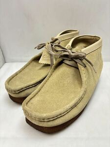 39-57 Clarks ワラビー スエード 35405 ベージュ UK8 US9M