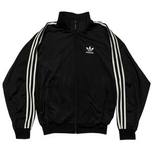 VINTAGE ヴィンテージ 90s adidas アディダス ファイヤーバード トラックトップ ジャージ ジャケット 古着 ブラック 黒 ビンテージ 古着 M