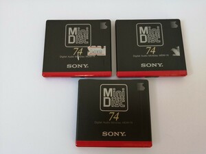 SONY　ソニー　MDW-74 【mini disc】3枚セット【未開封新品】