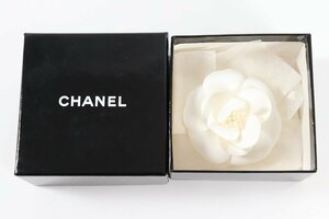 CHANEL シャネル カメリア ピンブローチ コサージュ ホワイト レディース アクセサリー 箱付き 1566-TE