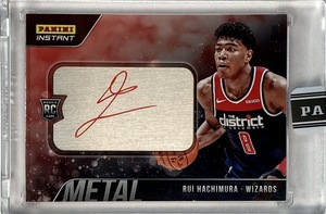 【1/1枚限定】八村塁直書きルーキーサイン 2019-20 Panini Instant Metal RC Red Ink Auto