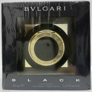 ★1円スタート【新品未開封】BVLGARI ブルガリ BLACK ブルガリブラック 香水 オードトワレ 40ml 箱付 EDT スプレー イタリア ＃1981