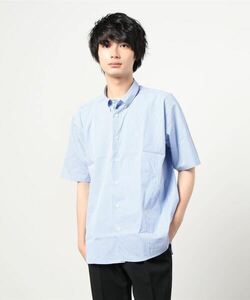 「BEAMS LIGHTS」 半袖シャツ SMALL サックスブルー メンズ