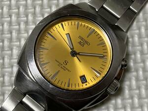 セイコー AGS SUS サス オレンジ 5M42-0E50 メンズ腕時計