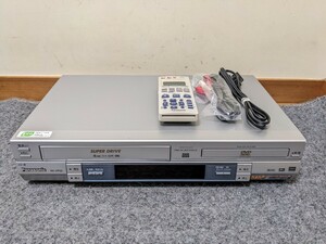 Panasonic VHSビデオ一体型DVDプレーヤー リモコン付