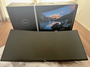 【中古】【おまけ付】Dell 5,120 x 2,160 U4021QW 5K2K 40インチワイド曲面 USB-C HUB モニタ－