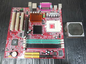 送料込! MSI MS-6738 VER:1.0 KM2M Combo Socket PGA 462 マザーボード MICRO-STA VIA KM266 KL266