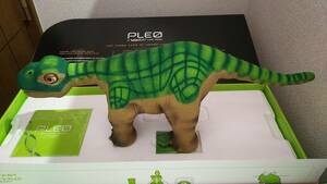 【希少 稼働! PLEO 恐竜 ロボット 新品バッテリー付き 皮膚裂け無し プレオ AIBO好きにも UGOBE BDL ②】