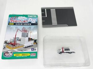 TOMYTEC GJ！はたらくのりもの百景 002 未来を築く建設現場 『⑤いすゞフォワードクレーン付き平荷台+足場材+クレーン+現場作業員』